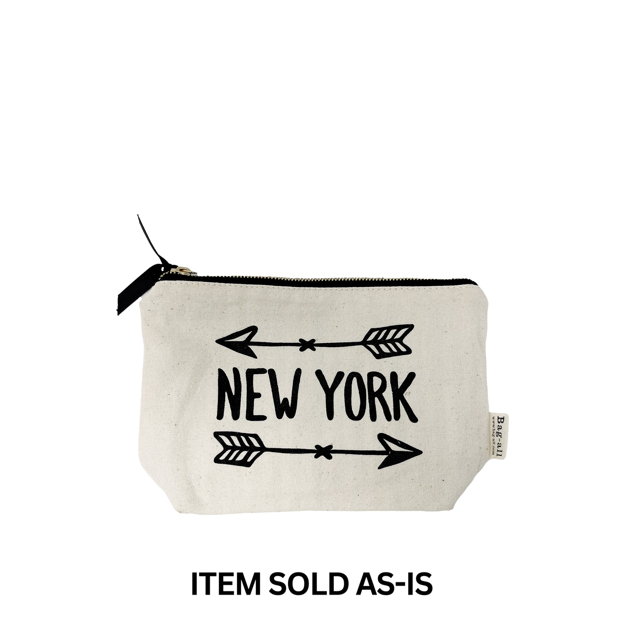 SALES BIN - New York Arrow Pouch, Cream - Bag-all