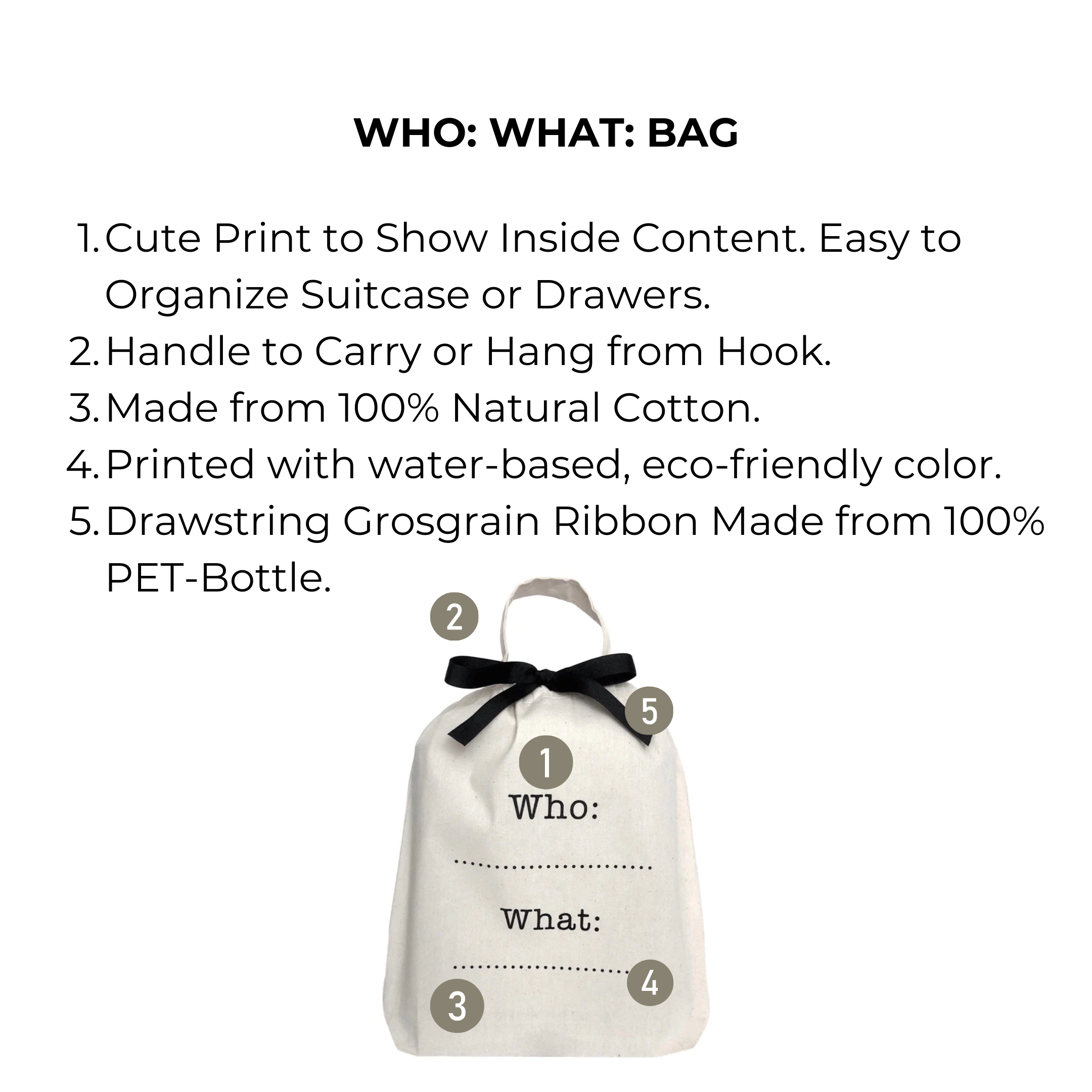 Who: What: Bag, Cream | Bag-all