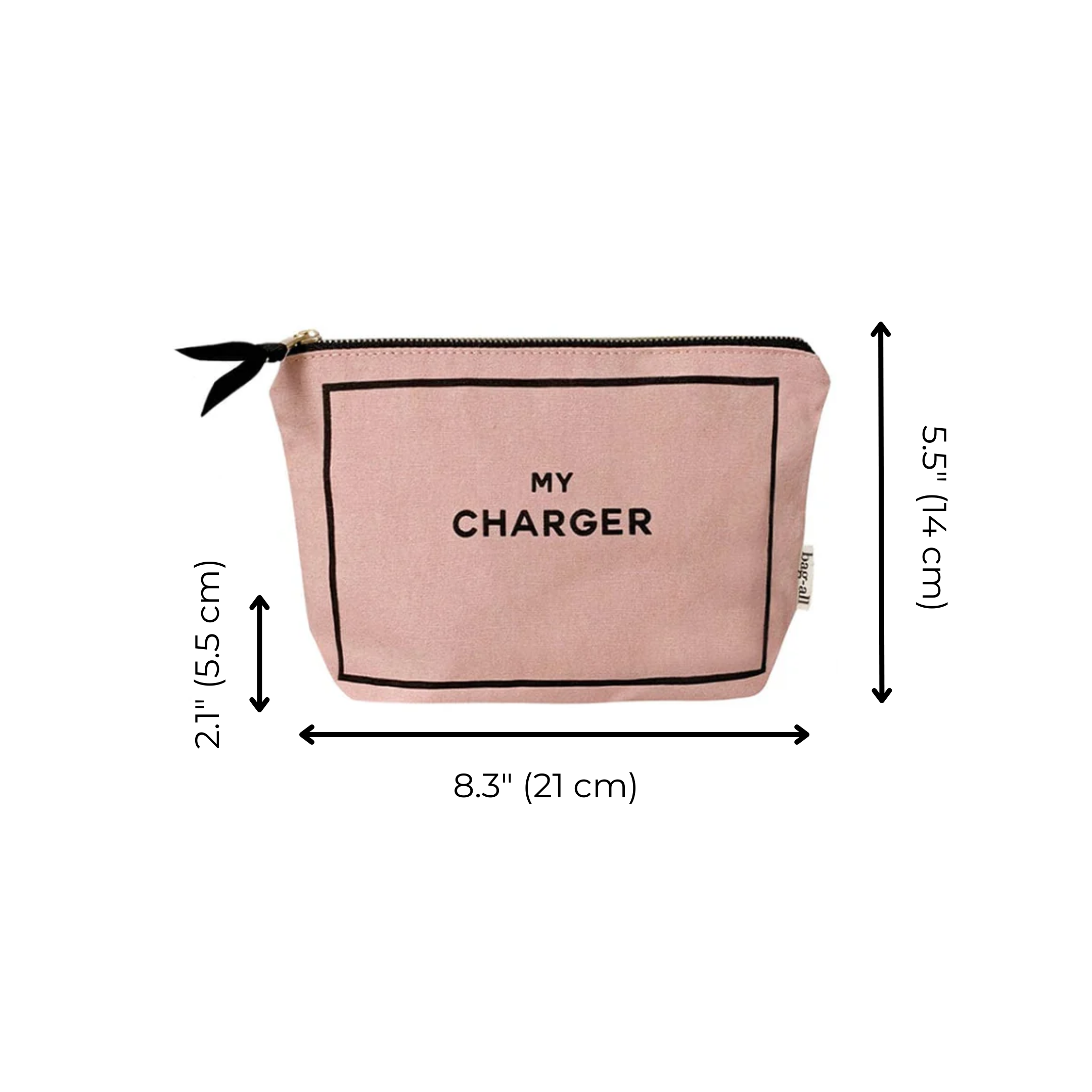 Charger Pouch, Pink/Blush | Bag-all