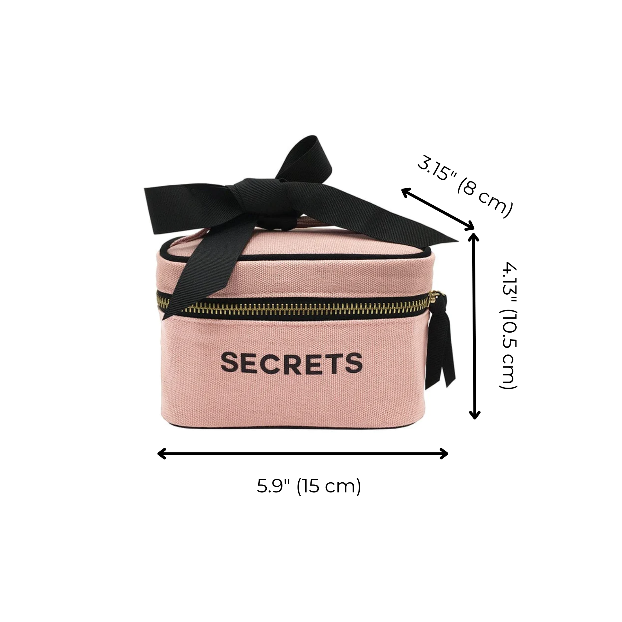 Mini Beauty Box for Secrets, Pink/Blush | Bag-all