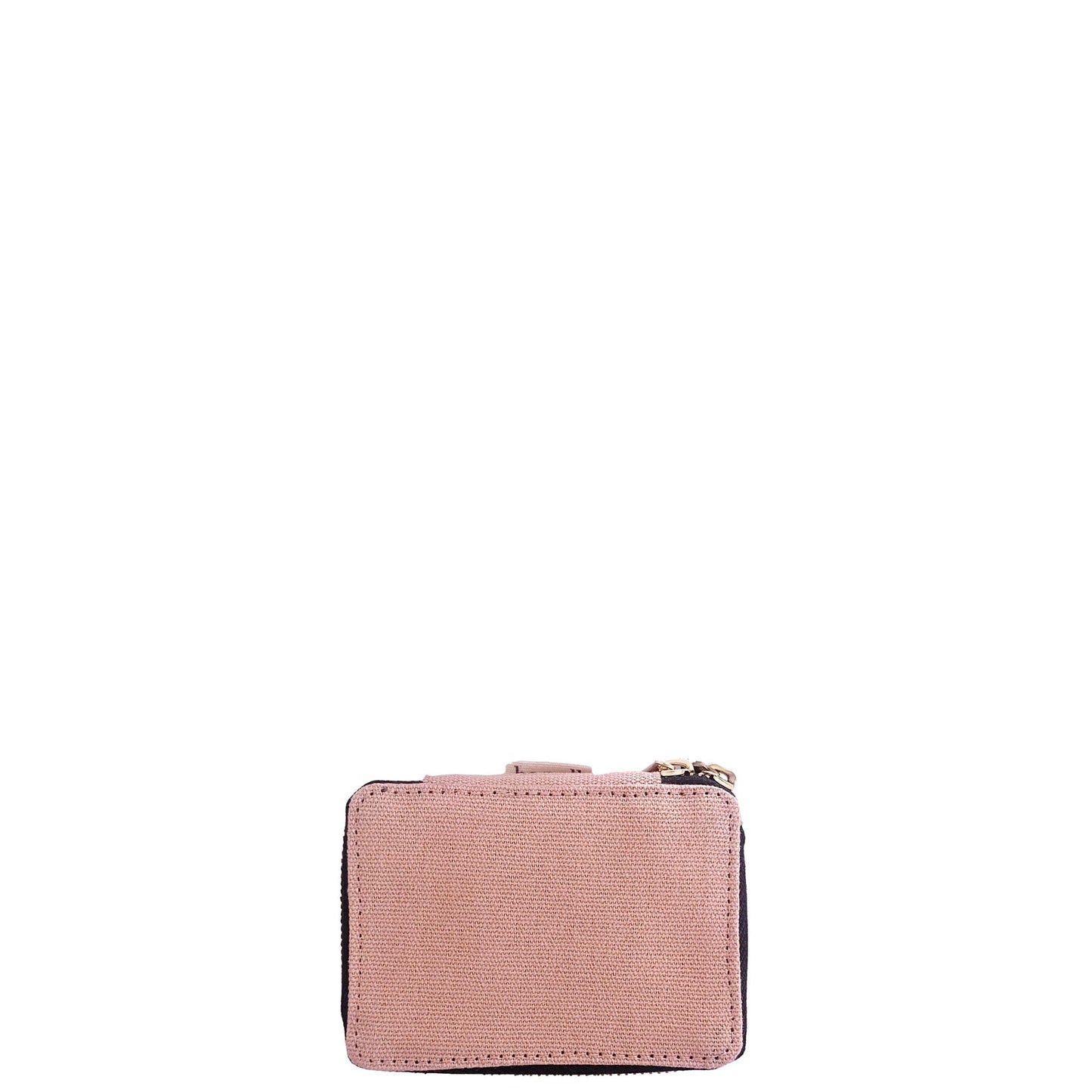 Bag-all Pink Pill Organizing Case with Weekly Pill Organizer featuring cotton material, secure zipper closure, and convenient compartments for daily medication storage