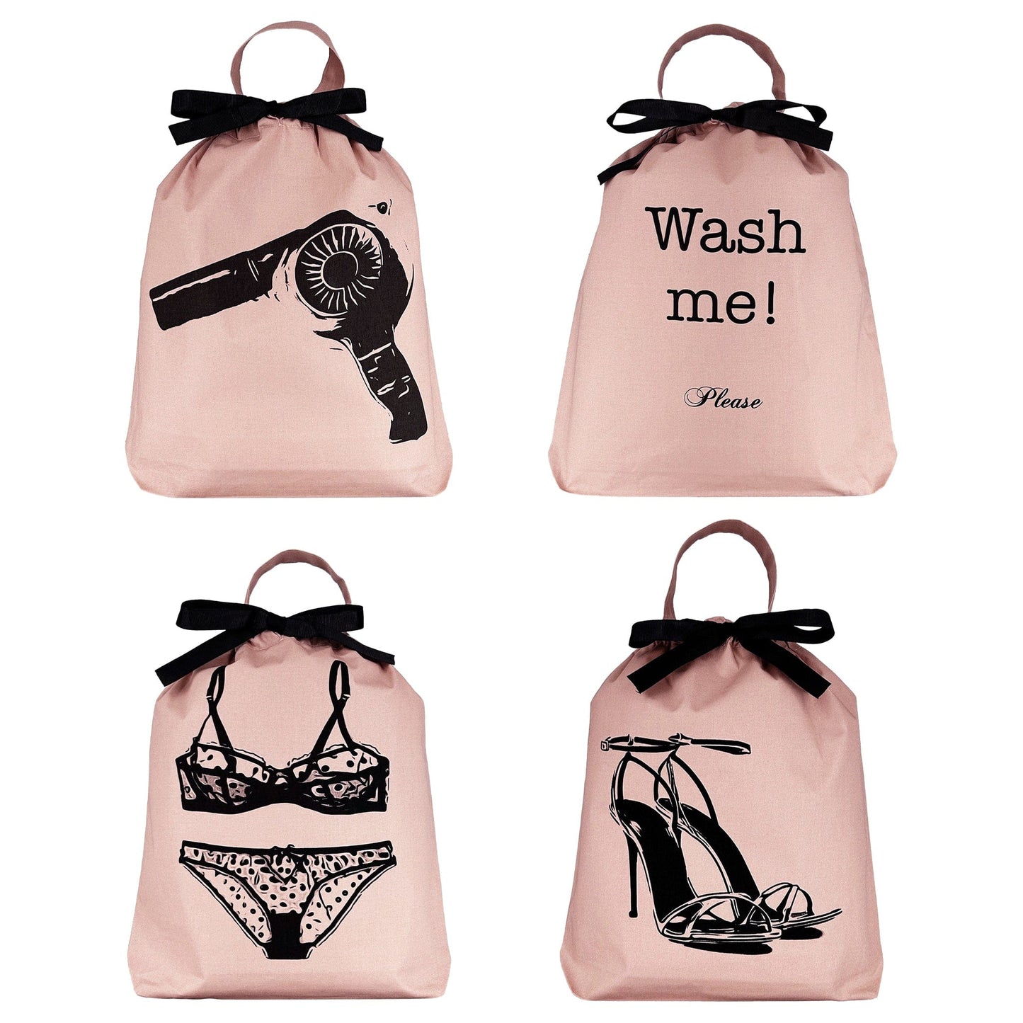 
                                      
                                        Women's Travel Set 4-pack, Pink/Blush | Bag-all
                                      
                                    