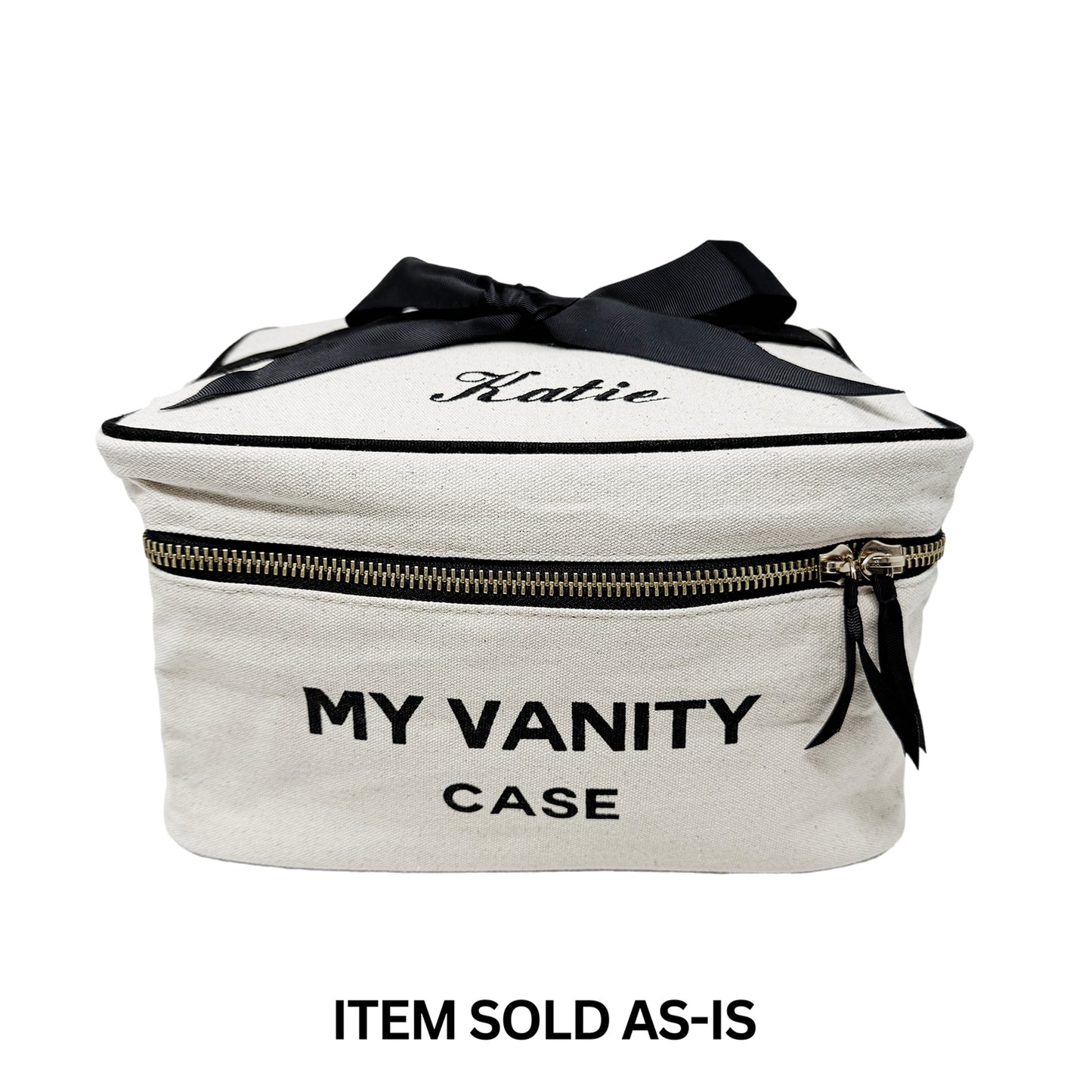 SALES BIN - My Vanity Large Beauty Box, Cream