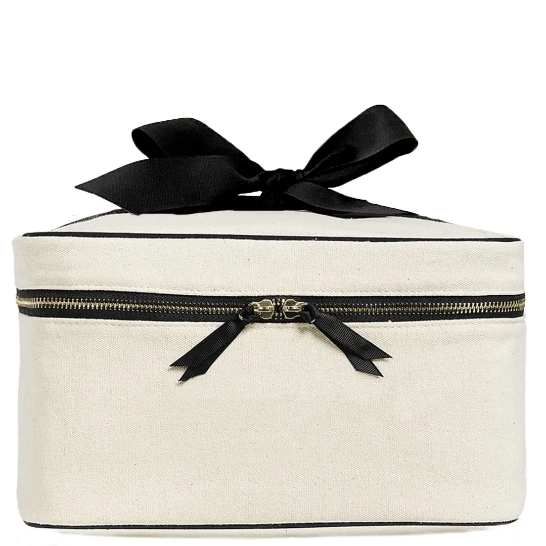 Large Beauty Box with Insert Organizer 'Vanity' – Cream