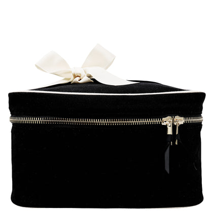 My Vanity Large Beauty Box with Insert Organizer, black, stylish and spacious by Bag-all, perfect for makeup and skincare.