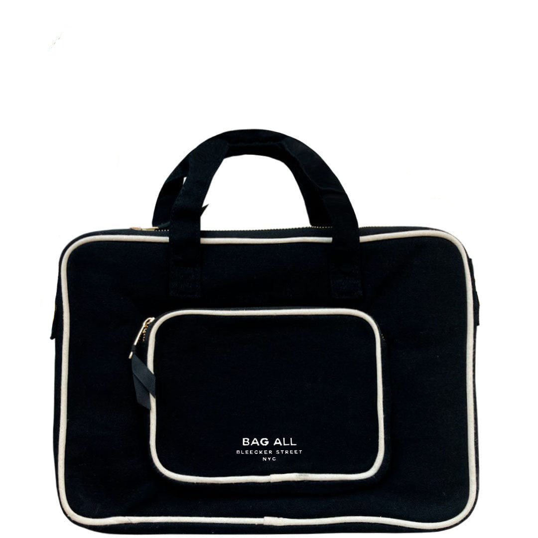 Laptop Case 13", Handle & Charger Pocket, Black | Bag-all