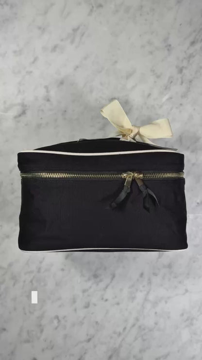 My Vanity Large Beauty Box with Insert Organizer, Black