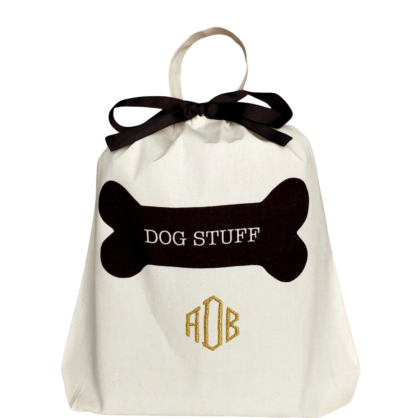 
                                      
                                        Dog stuff organizing bag with "ADB" monogrammed on the bottom. 
                                      
                                    