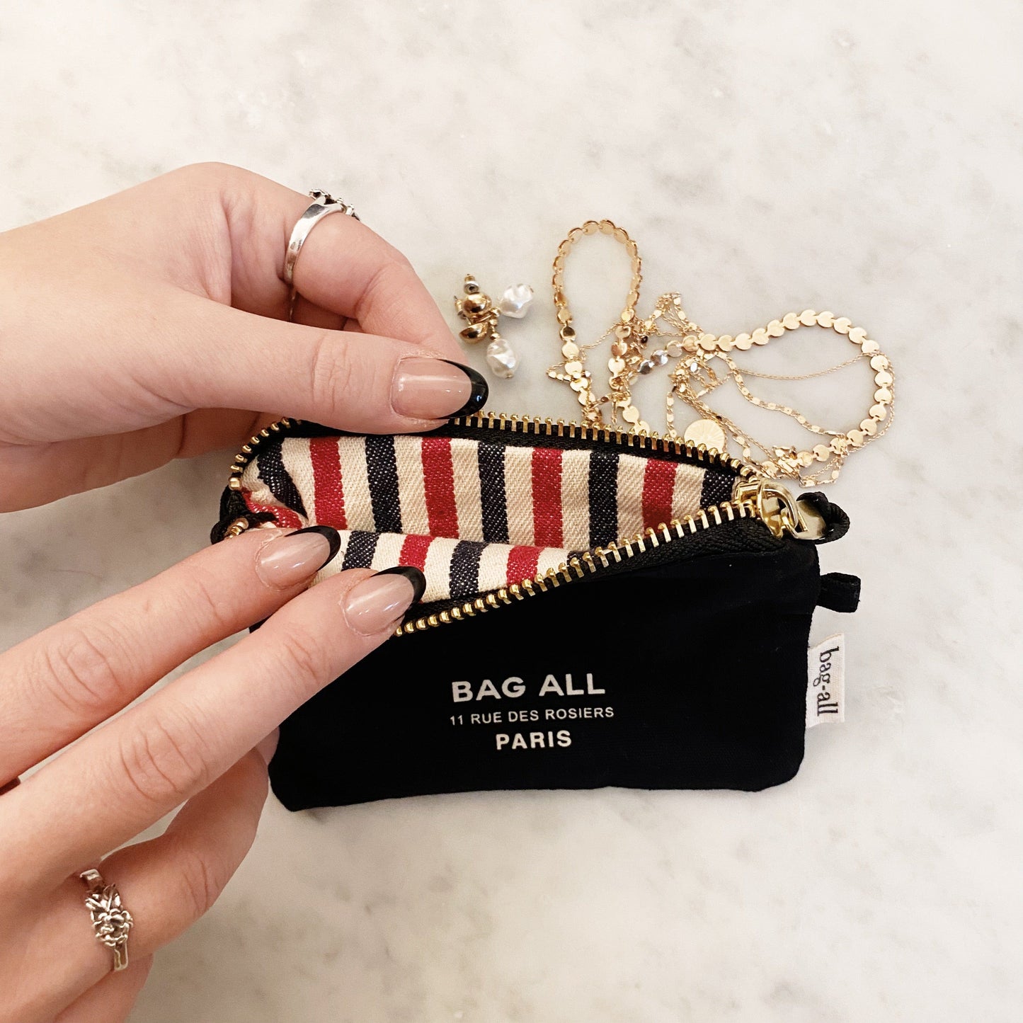 Bag-all Mini Pouch for Trinkets - Black