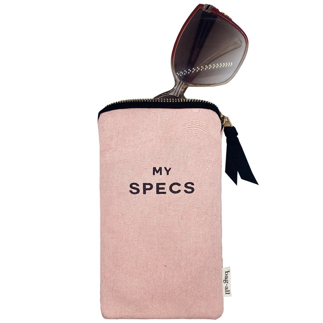 My Specs Glasses Case with Pocket for Second Pair of Glasses or Phone, Pink - Bag-all