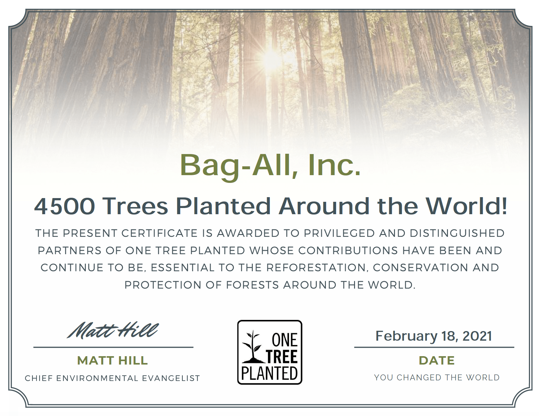 Plant a Tree - Bag-all
