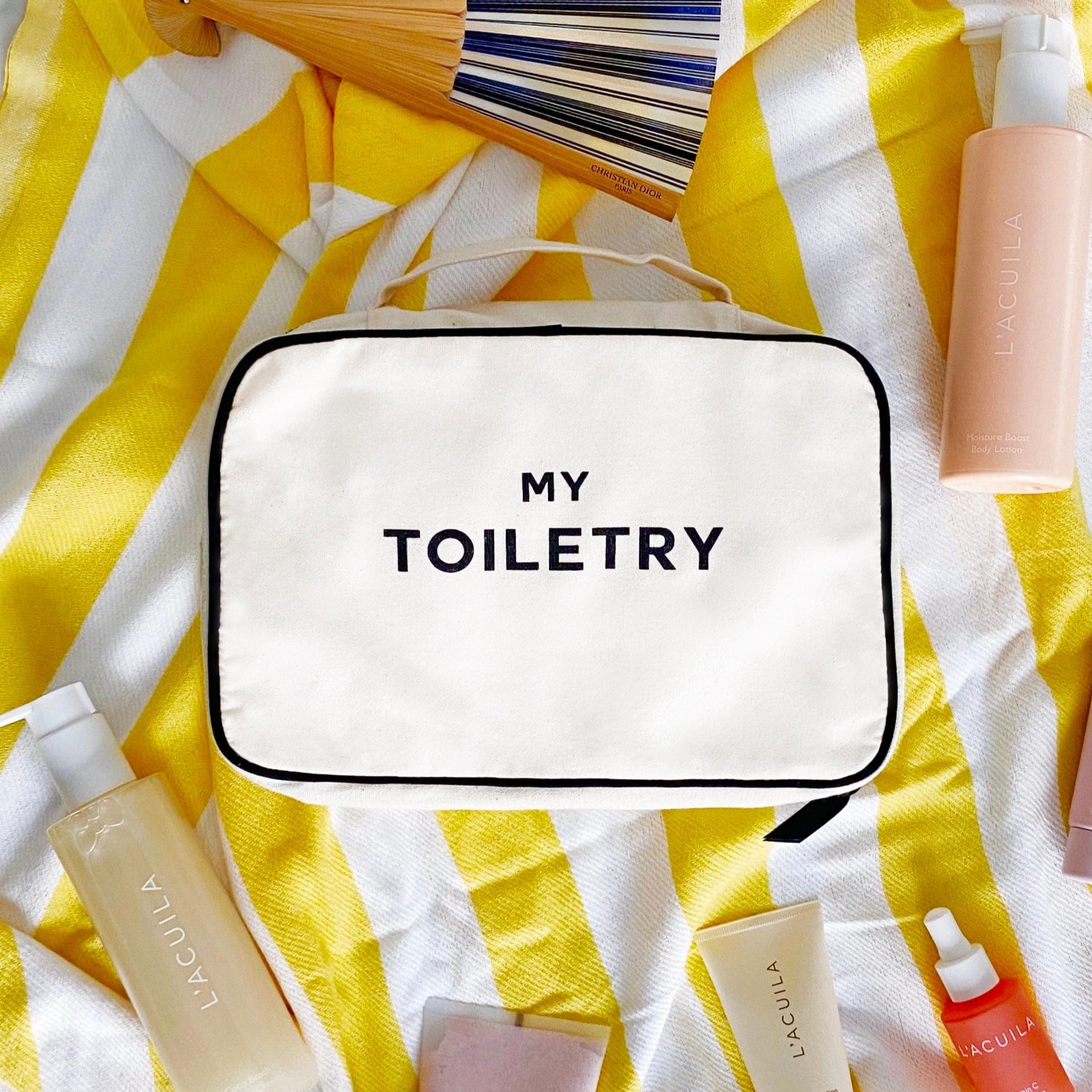 Folding/Hanging Toiletry Case Cream - Bag-all