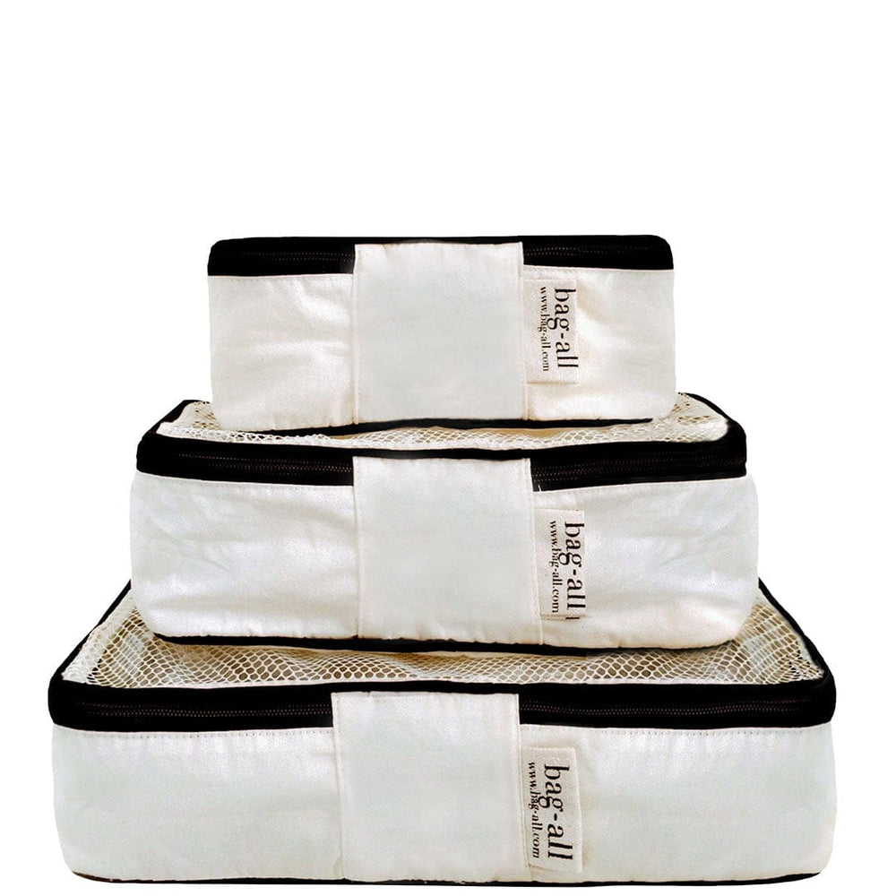 
                                      
                                        Cotton Packing Cubes Natural 3-pack - Bag-all
                                      
                                    