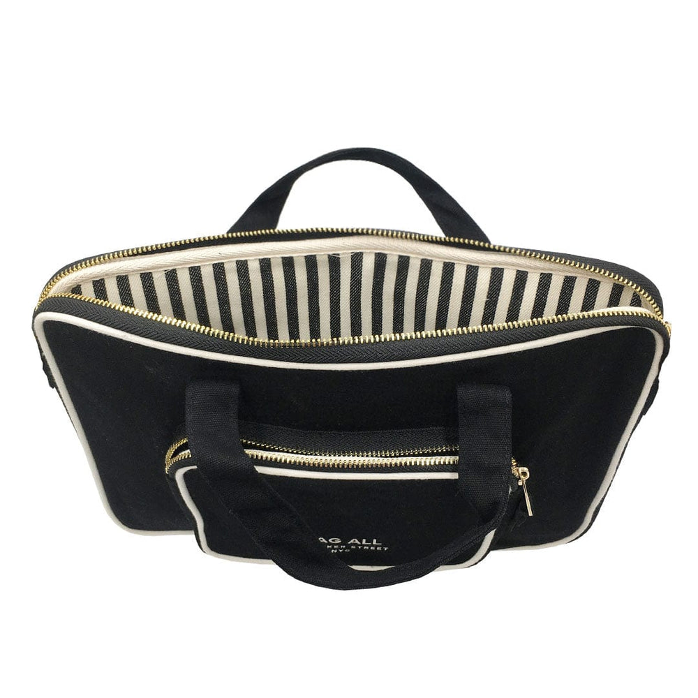 
                                      
                                        Carry Laptop Sleeve with Gold Chain & Charger Pocket, Black - Bag-all
                                      
                                    