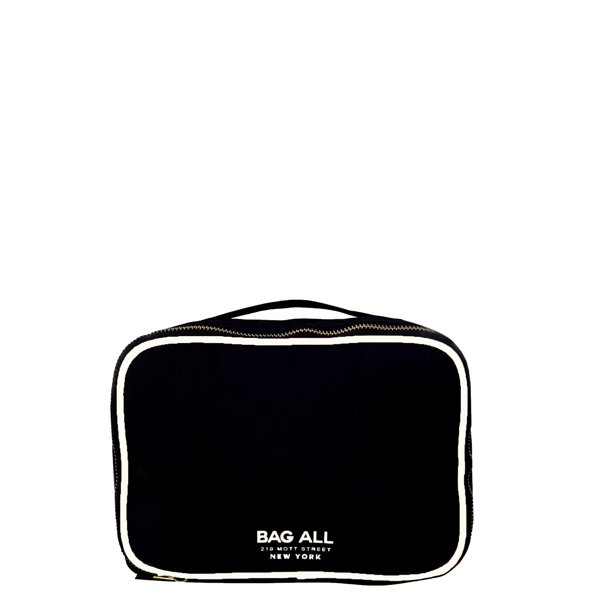 Double Toiletry/Beauty Case, Black - Bag-all