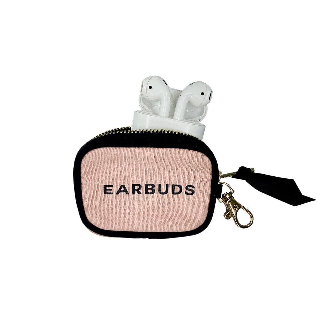 Mini Earpod Zipper Case | Bag-all Pink