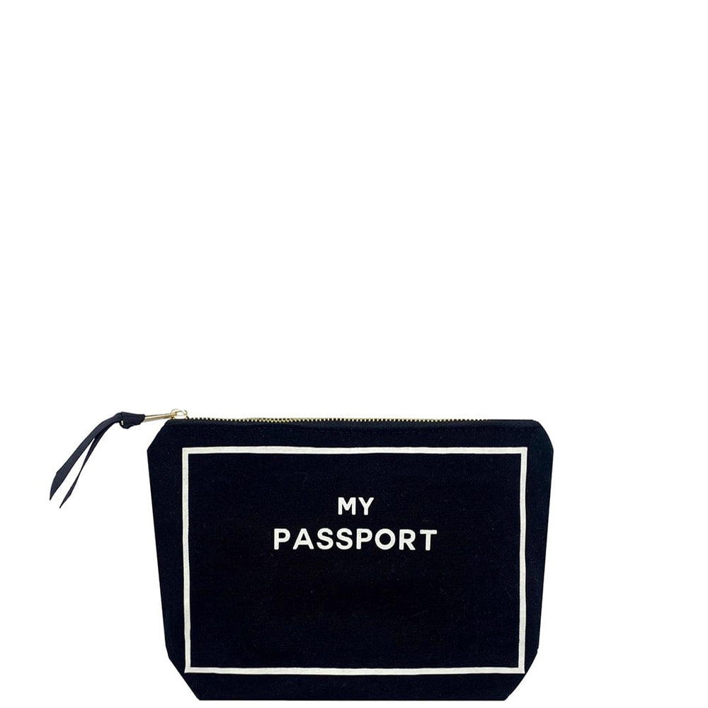 Passport & Travel Document Pouch, Personalized, Black - Bag-all