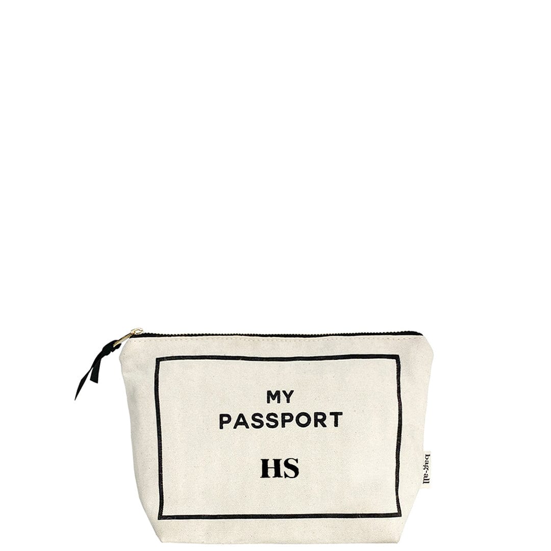 
                                      
                                        Passport & Travel Document Pouch, Personalized, Cream - Bag-all
                                      
                                    