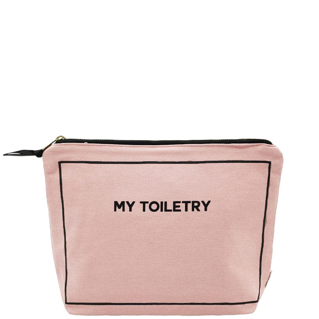 Roomy Toiletry Pouch with Wipeable Lining, Pink - Bag-all