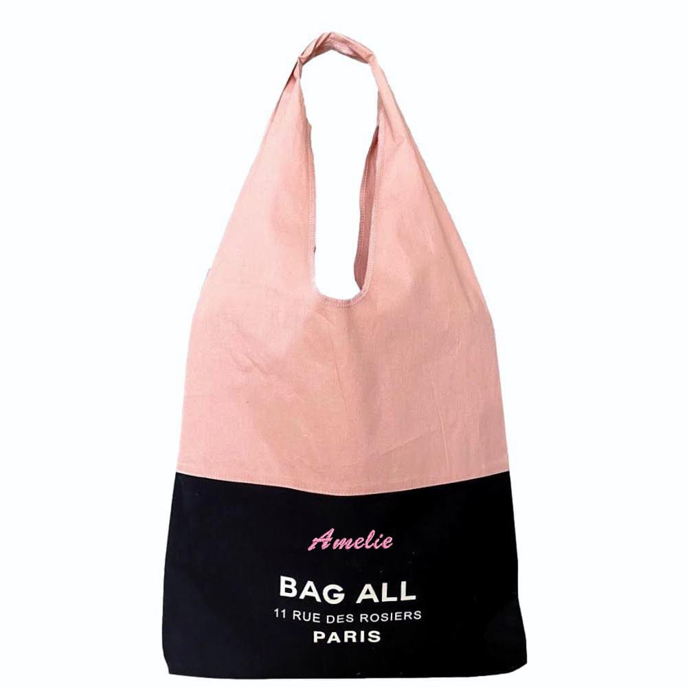 Monogrammed bag all two tone tote bag. 